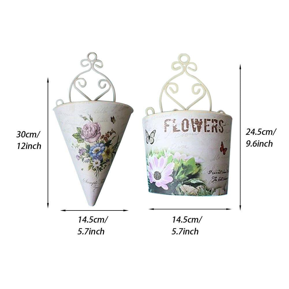 Plastic Wall Hanging Flower Vase, Flower Storage Basket, Flower Pot Plastic Wall Hanging Flower Vase, Flower Storage Basket, Flower Pot